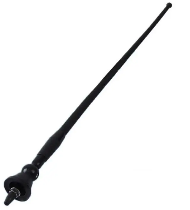 Alt view image 2 of 4 - Waterproof Marine Antenna Rubber Duck Dipole Flexible Mast FM AM Antenna for Boat Radio Car ATV UTV RZR Tractor Motorcycle Yacht Black