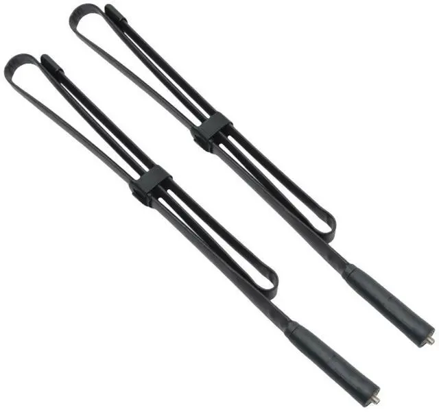 Main image of Foldable CS Tactical SMA Female Ham Radio Antenna 2-Pack Dual Band VHF UHF 136-520MHz 42.5 inch Antenna for Kenwood Baofeng BF-F8HP UV-5R UV-82 BF-888S GT-3 Ham Two Way Radio Walkie Talkie
