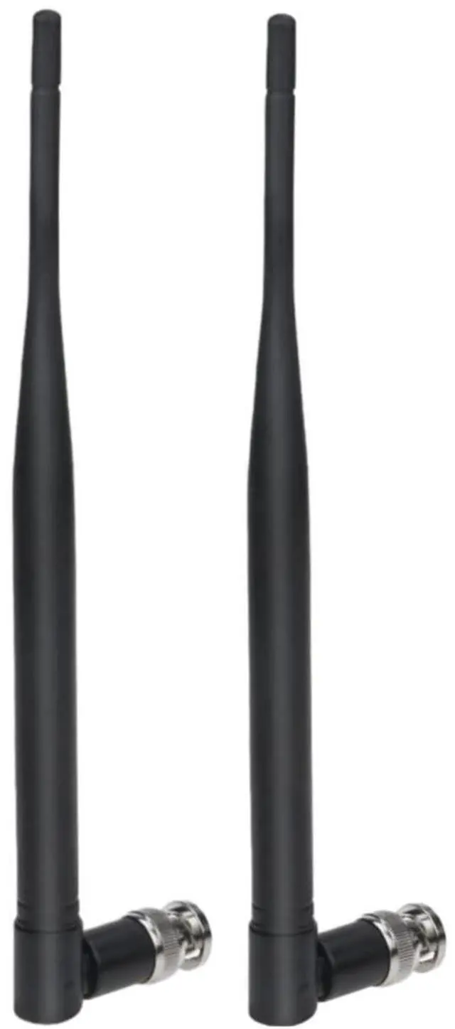 Main image of 2X Wireless Microphone Receiver Antenna UHF 400MHz-960MHz BNC Male Antenna 6dBi Gain Omnidirectional Replacement Antennas for Wireless Microphone Systems Digital Audio Receivers Ham Radio RF Devices