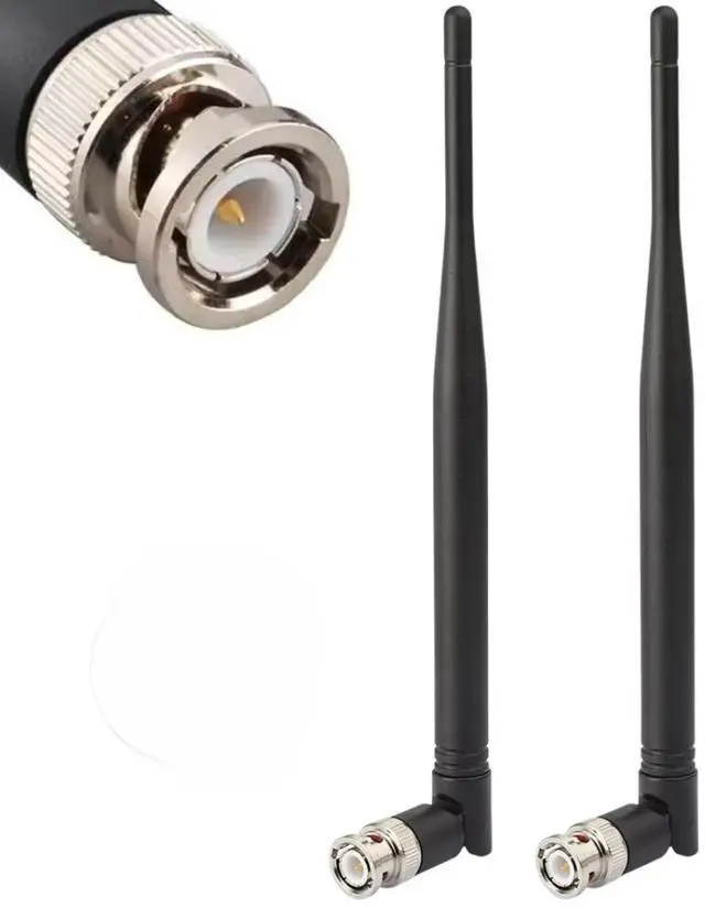 Alt view image 5 of 5 - 2X Wireless Microphone Receiver Antenna UHF 400MHz-960MHz BNC Male Antenna 6dBi Gain Omnidirectional Replacement Antennas for Wireless Microphone Systems Digital Audio Receivers Ham Radio RF Devices