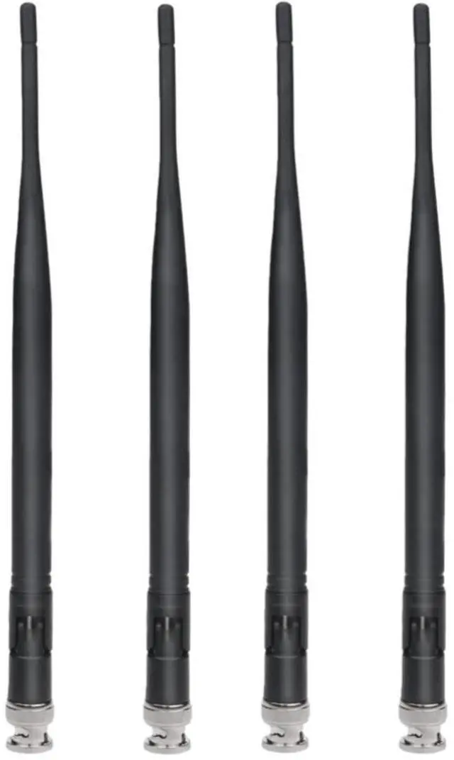 Alt view image 3 of 4 - 4X Wireless BNC Male Antenna UHF 400MHz-960MHz for Wireless Microphone Receiver Digital Audio Mic Receiver Tuner UHF Ham Radio and RF Devices 6dBi Gain Omnidirectional Antennas