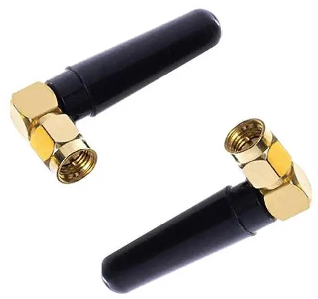 Alt view image 2 of 5 - Mini 3dBi Dual Band WiFi Antenna (2-Pack) SMA Male Connector 2.4GHz/5GHz/5.8GHz Omni-Directional for Wireless Router, PCIe WiFi Card, USB Adapter, IP Camera, FPV Drone 50 Ohm