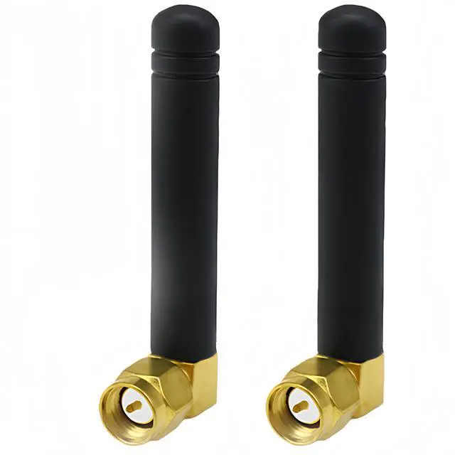 Alt view image 4 of 4 - Dual Band WiFi Mini Antenna 3dBi SMA Male Antenna (2-Pack) 2.4GHz 5GHz 5.8GHz Rubber Duck Antenna for Wireless Router Network Card WiFi USB Adapter IP Camera FPV Drone IoT Gateway Multicopter