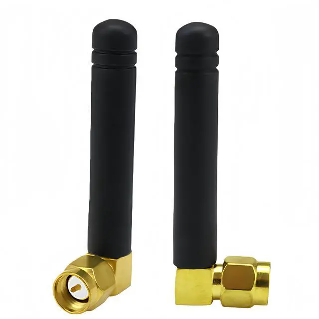 Alt view image 2 of 4 - Dual Band WiFi Mini Antenna 3dBi SMA Male Antenna (2-Pack) 2.4GHz 5GHz 5.8GHz Rubber Duck Antenna for Wireless Router Network Card WiFi USB Adapter IP Camera FPV Drone IoT Gateway Multicopter