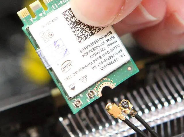 Alt view image 5 of 6 - MHF4 WLAN Network Adapter PC WiFi Antenna for intel 7260 8260 8265 9265 9260 9560 AX200 AX121 WiFi Antenna M.2 Wi-Fi Wireless WLAN Card M2 Zero