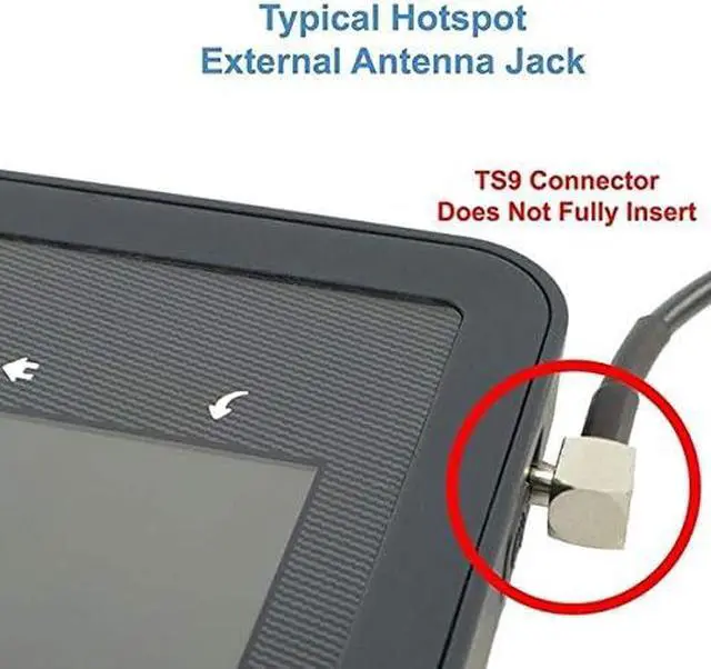 Alt view image 6 of 6 - 10dBi External 4G LTE 5G Dual TS9 Magnetic Antenna for Netgear AT&T Nighthawk M6 MR6110 MR6500 M5 MR5100 MR5200 M1 MR1100 Verizon Jetpack 8800L MiFi Hotspots Netgear LB1120 Router, Slinkdsco