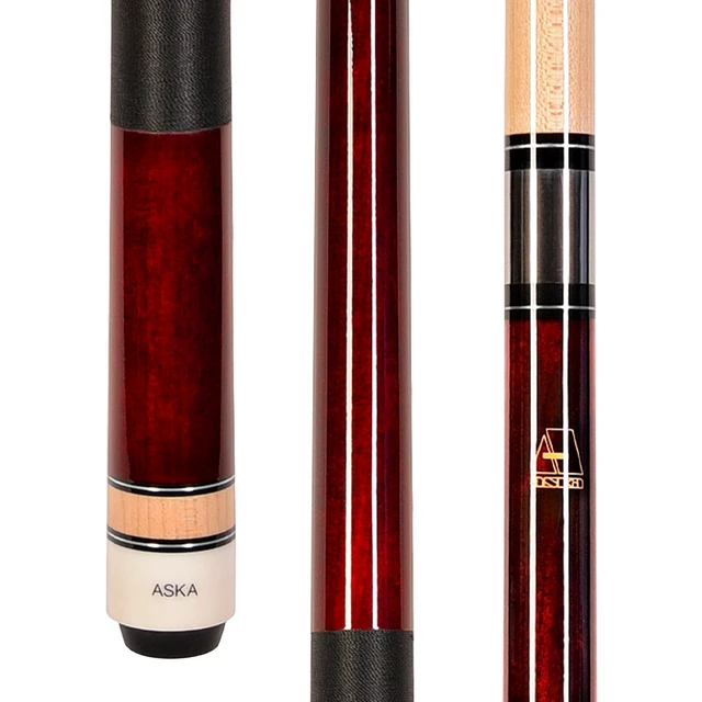 Alt view image 6 of 7 - ASKA L2 Set of 3 Billiard Pool Cues, 58" Canadian Hard Rock Maple, Mixed Weights (18, 19, 20 oz)