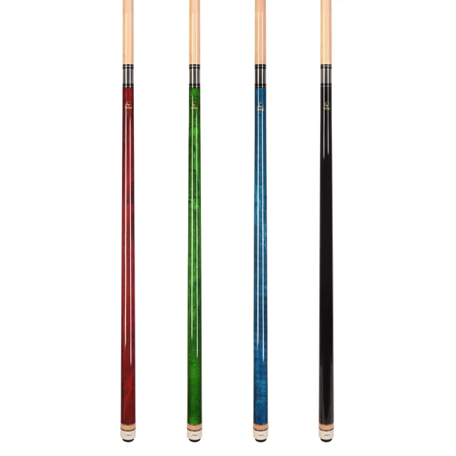 Alt view image 2 of 6 - ASKA L3 Set of 4 Pool Cue Sticks, 58", 13mm Tip, Canadian Maple Shaft, Wrapless Design, Mixed Weights 18-21 oz