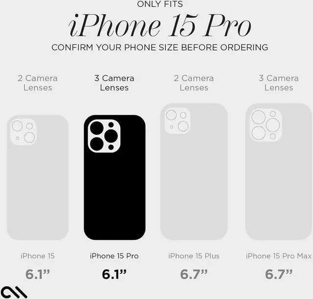 Alt view image 2 of 7 - Case-Mate iPhone 15 Pro Case - Soap Bubble [12ft Drop Protection] [Compatible with MagSafe] Magnetic Cover with Iridescent Swirl Effect for iPhone 15 Pro 6.1", Slim, Shockproof, Anti-Scratch Tech