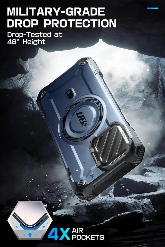 Alt view image 6 of 7 - SUPCASE for iPhone 14/13 Pro Max Case with Camera Cover Stand, Tilt | Compatible with MagSafe, Military-Grade Protection, Heavy Duty Shockproof, Precise Fit, Unicorn Beetle Pro Mag XT
