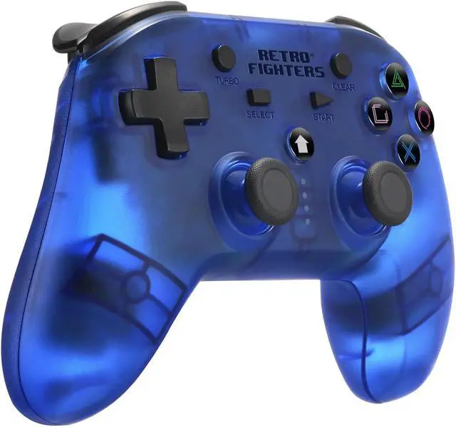 Alt view image 2 of 4 - Defender Next-Gen PS1 - PS2 - PS3 - PS Classic - Switch & PC Compatible Wireless Controller, Gray