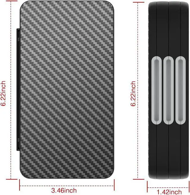 Alt view image 5 of 7 - HEIYING Game Card Case for Nintendo Switch and Switch OLED,Customized Pattern Nintendo Switch Lite Game Card Storage Case with 72 Game Card Slots and 24 Micro SD Card Slots.