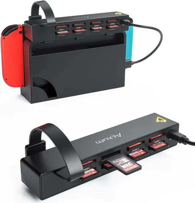 Main image of Alxum Switch Game Card Reader, 8 in1 Switch Game Card Holder Multi Switcher