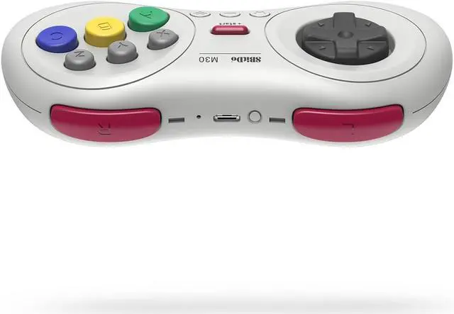 Alt view image 4 of 7 - 8Bitdo M30 Bluetooth Controller for Switch, Windows and Android, 6-Button Layout for SEGAs Classic Games (White)
