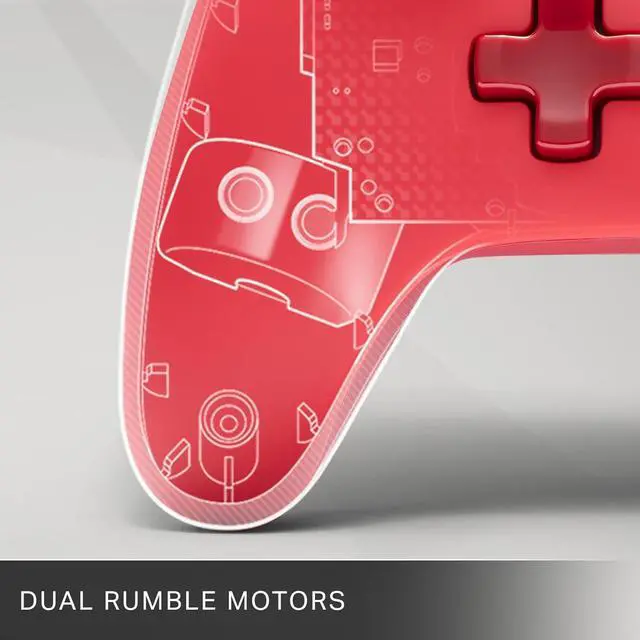 Alt view image 5 of 7 - PowerA Advantage Wired Controller for Xbox Series X|S - Red, Xbox Controller with Detachable 10ft USB-C Cable, Mappable Buttons, Trigger Locks and Rumble Motors, Officially Licensed for Xbox