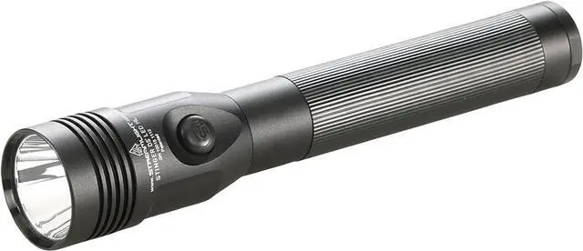 Main image of Streamlight 75458 Stinger DS LED HL 800-Lumen Rechargeable Dual Switch Flashlight with 120-Volt AC/12-Volt DC Smart Charge Piggyback Charger (NiMH), Black