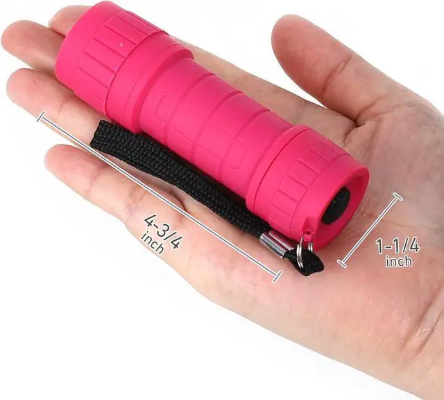 Alt view image 7 of 7 - 6-Pack Small Flashlights Set Super Bright 100 Lumen LED Flashlight Pack with 18-Piece AAA Batteries Included Mini Flashlight Outdoor Flashlight for Camping Hiking Emergency