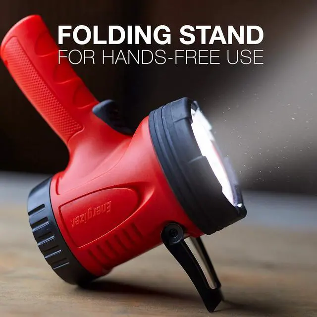 Alt view image 6 of 7 - Energizer LED Portable Spotlight, Rechargeable Spotlight Flashlight for Tough Work Environments and DIY Projects, Flash Light with Micro-USB Cable Included, Pack of 1, Red