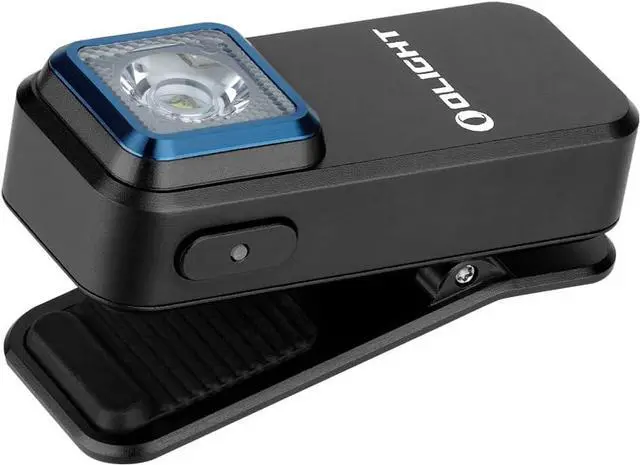 Main image of Oclip Rechargeable EDC Flashlight 300 Lumens Dual Light Sources Compact Pocket Clip Light Convenient USB C Charging Magnetic for Night Working Cycling Emergency Signaling Tool (Black)