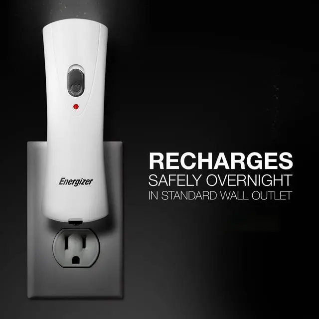 Alt view image 4 of 7 - Weatheready Rechargeable LED Flashlight Emergency Flashlight for Hurricane Supplies and Survival Kits Flash Light with Convenient Plug-in Design Pack of 1
