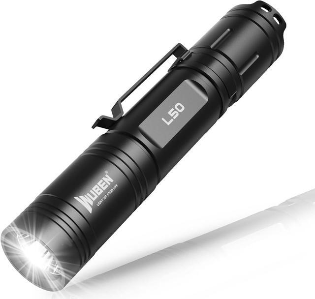 Main image of WUBEN L50 Rechargeable Flashlights, USB tactical flashlights 1200 high lumens, Super Bright IP68 Waterproof LED flashlights, EDC Pocket Flashlights 5 Modes for Emergency, Rescue, Inspection, Hunting