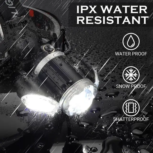 Alt view image 5 of 7 - Rechargeable Headlamp, 10000 High Lumen Head Lamp, Super Bright LED Head Light Camping Accessories with Red Light, 4 Modes USB Recharge Flashlight, Waterproof Headlight Camping Gear for Adults
