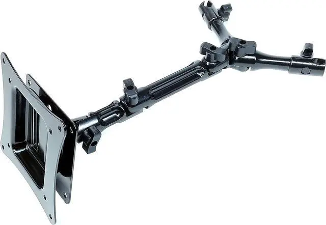 Main image of Headrest Mount Bracket for TV & Monitor : All Sturdy Short Length Y-Shaped Metal Supports Added one More 95 mm Joint and Lift Off Type VESA Standard Steel Plate : Easy to Insert and Remove Way
