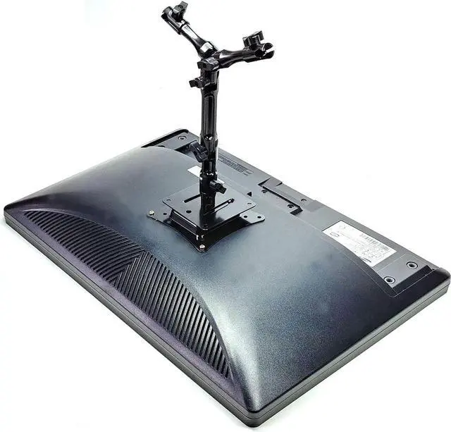 Alt view image 7 of 7 - Headrest Mount Bracket for TV & Monitor : All Sturdy Short Length Y-Shaped Metal Supports Added one More 95 mm Joint and Lift Off Type VESA Standard Steel Plate : Easy to Insert and Remove Way