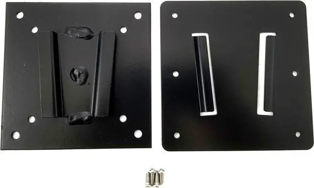 Main image of PAW International Steel 2 Piece RV TV Bracket, 1 Steel TV Bracket, 1 Black Steel Wall Mount | 100x100 & 75x75 VESA Pattern