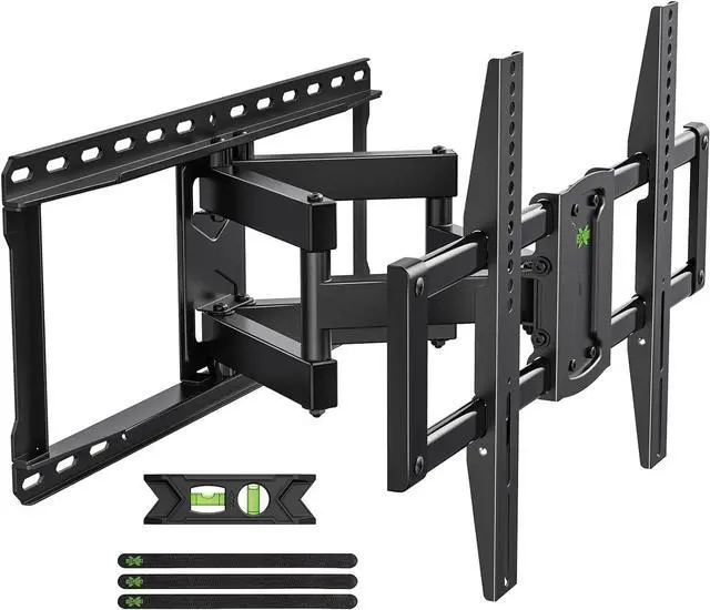 Main image of USX MOUNT 37-90 inch Full Motion TV Wall Mount, Fits 24" Wood Studs, Wall Mount TV Bracket with Smooth Swivel, Tilt, Extension, Holds up to 150lbs, Max VESA 600x400mm