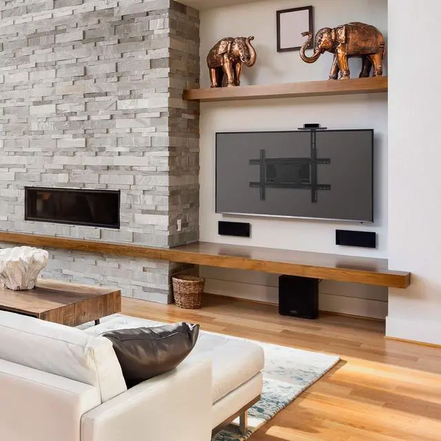 Alt view image 2 of 7 - Mount-It! TV Shelf - Wall Mounted | Floating TV Shelf [6.6 lbs] | Dual Installation - Wall or TV