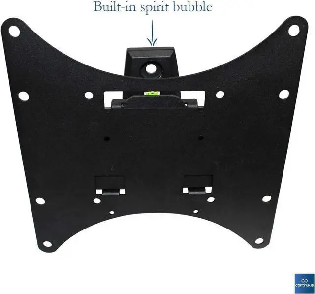 Alt view image 3 of 7 - TV Wall Mount for TVs up to 50" - Continu.us CTM-0200 Low Profile Television Tilt + Swivel Wall Bracket for Small TVs | Sits Flush to The Wall: Max Load 55lbs.