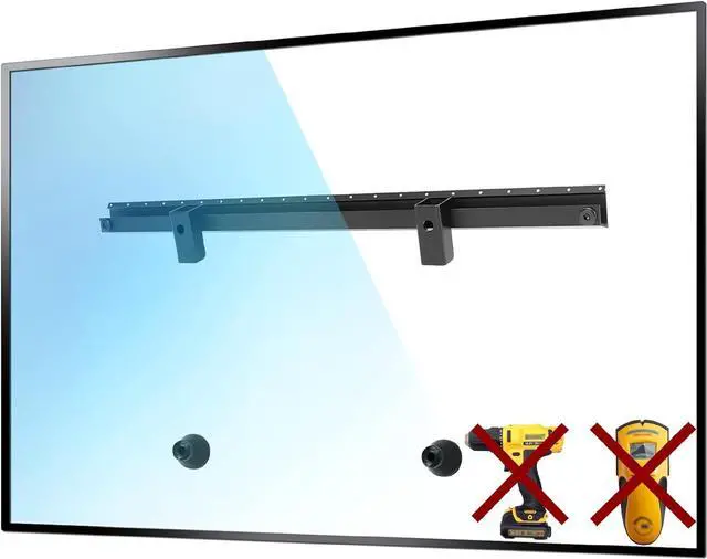 Main image of No Stud TV Wall Mount,No Drill TV Mount for 22-55 in,Drywall Studless TV Wall Mount with Clear Instructions,Low Profile Hangsmart TV Mount with Sturdy Design,Easy to Install for Bedroom,Living Room