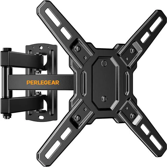 Main image of Perlegear Full Motion TV Wall Mount Bracket for Most 13-42 Inch LED LCD Flat Curved Screen TVs & Monitors, Swivel Tilt Extension with Articulating Arms, Max VESA 200x200mm up to 44lbs