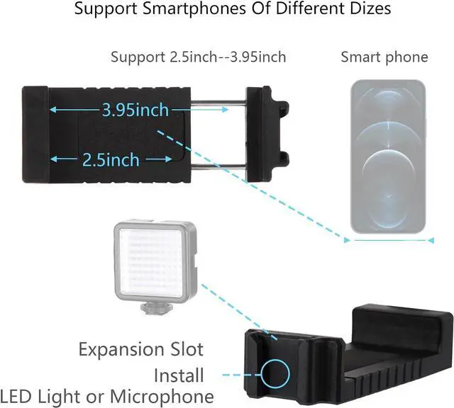Alt view image 4 of 7 - Gooseneck Phone Holder for Bed/Desk, Flexible Phone Holder with 360 Adjustable Clamp Clip, Overhead Phone Mount, for Cookie Decorating, Recording or Watching Video