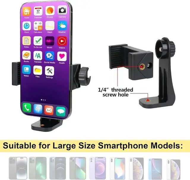 Alt view image 2 of 7 - Ergonomic Anti-Falling Cell Phone Vlogging Hand Grip Stabilizer Smartphone Holder Rig Mount Video Kit w/Safety Strap Portable Selfie Stick for iPhone Samsung (Landscape+Portrait)-Mic/Light Adapter