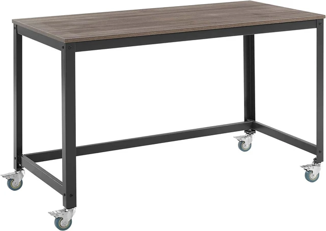 Main image of Modway Vivify Industrial Modern Computer Office Desk With Locking Casters