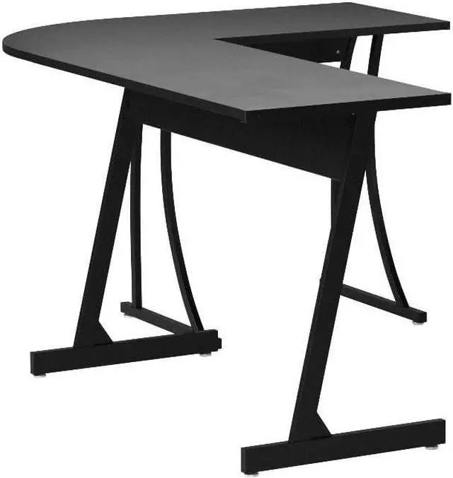 Alt view image 5 of 7 - ZenStyle L-Shape 58.1in Corner Computer Desk Home Office PC Laptop Table Multipurpose Gaming Workstation with Solid Steel Frame/Waterproof Desktop