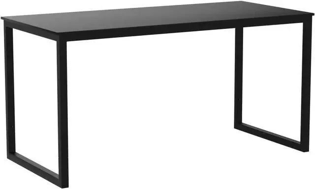 Alt view image 4 of 6 - ZenStyle Computer Desk 55" Large Office Desk Computer Table Laptop PC Simple Study Writing Desk for Home Office, Black