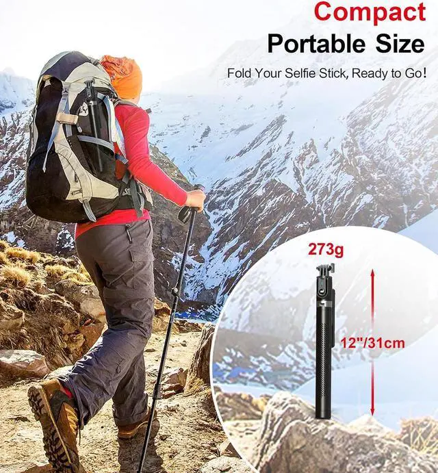 Alt view image 3 of 7 - Selfie Stick Phone Tripod with Remote and LED Fill Lights - ASHINER 70 inch Heigh Cell Phone Holder for Travel, Vlogging, Live Streaming Video and Photos,Phone Stand Compatible with iPhone and Android