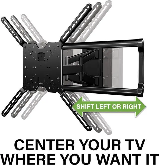 Alt view image 4 of 7 - SANUS Full Motion TV Wall Mount for TVs up to 90" - Premium Design Extends 24" with Fingertip Swivel and Tilt - Easy 20 Minute Install - OLF24