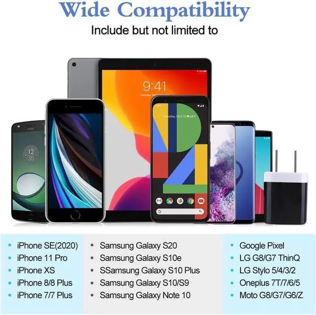 Alt view image 6 of 7 - Wall Charger Block, USB Plug 5Pack 1A/5V Single Port Wall Charge Box Charging Cube Brick for iPhone 17 16e 16 15 Pro Max 14 13 12 XS X Samsung Galaxy A17 A16 A56 A15 A55 LG Moto Android Phone Charger