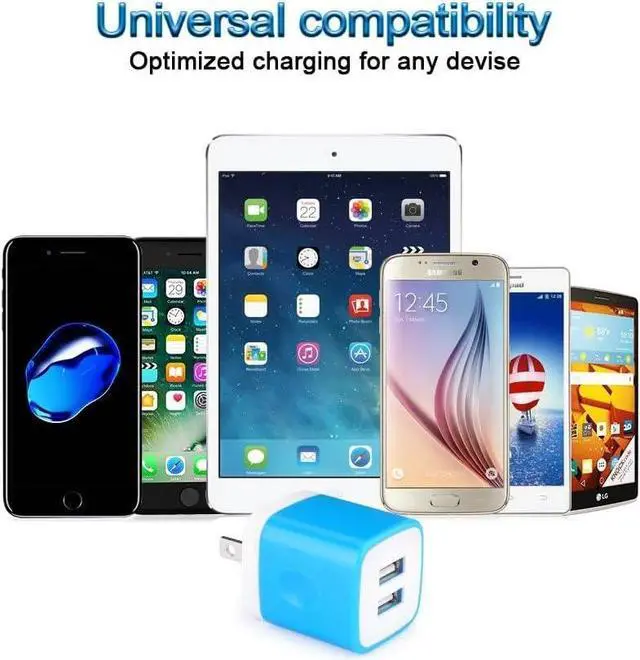 Alt view image 6 of 7 - Plug USB Wall Adapter,USB Charger Box Fast Charging Block Cube,5V/2.1A Universal Power Adapter Travel Brick Base Compatible for Samusng Galaxy S22/S23/S21/S20,Google Pixel 8Pro/8/7a/6/5,Phone 15 Pro