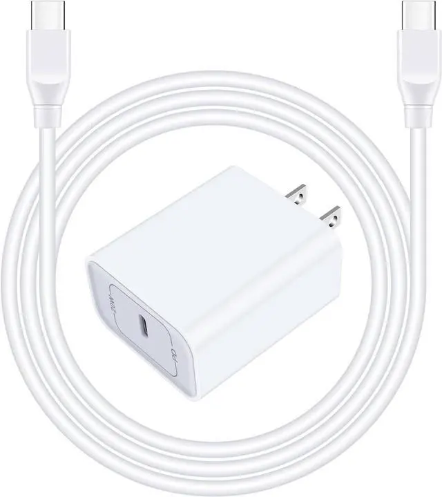 Main image of Pixel 9a 8 7a Fast Charger for Google Pixel 9a 9 Pro XL 8a 8 Pro 7a 7 6a 6 5a 5 4a 4 XL 3a 3,20W Fast USB C Wall Charger PD Power Adapter with 6ft Type C to C Cable for Samsung Galaxy S25 S24 S23 A53