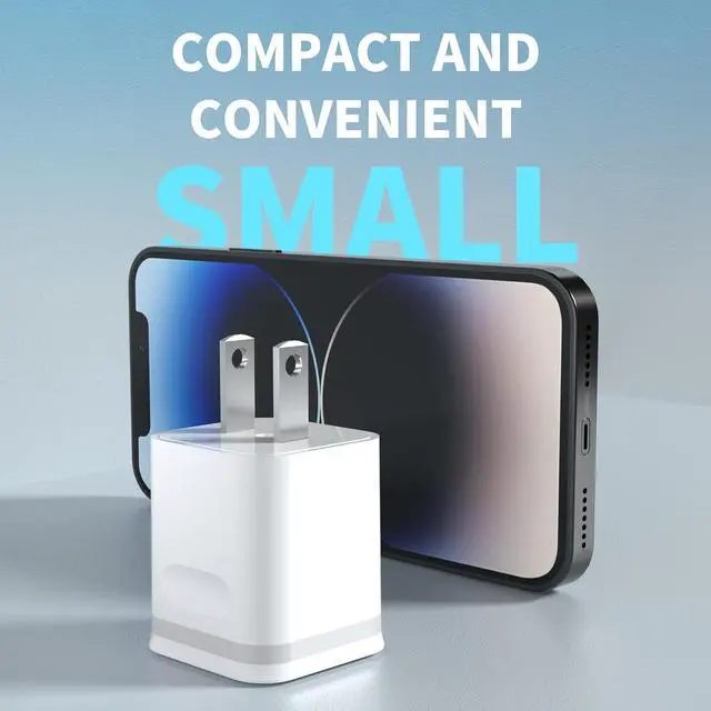 Alt view image 2 of 5 - USB Wall Charger, 5-Pack 2.1A/5V Dual Port USB Cube Power Adapter Charger Plug Charging Block Replacement for iPhone Xs/XR/X, 8/7/6 Plus, Samsung, HTC, LG, Moto, Android Phones