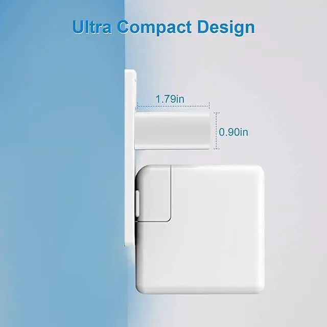 Alt view image 4 of 6 - USB C Charger Block, PowerLot 20W USB C Power Adapter PD USBC Wall Charger Fast Charger for iPhone 15/15 Pro/ 15 Pro Max/ 15 Plus/ 14/13/ 12/11/ Xs Max/XR/X, iPad Pro, AirPods Pro, iWatch Series