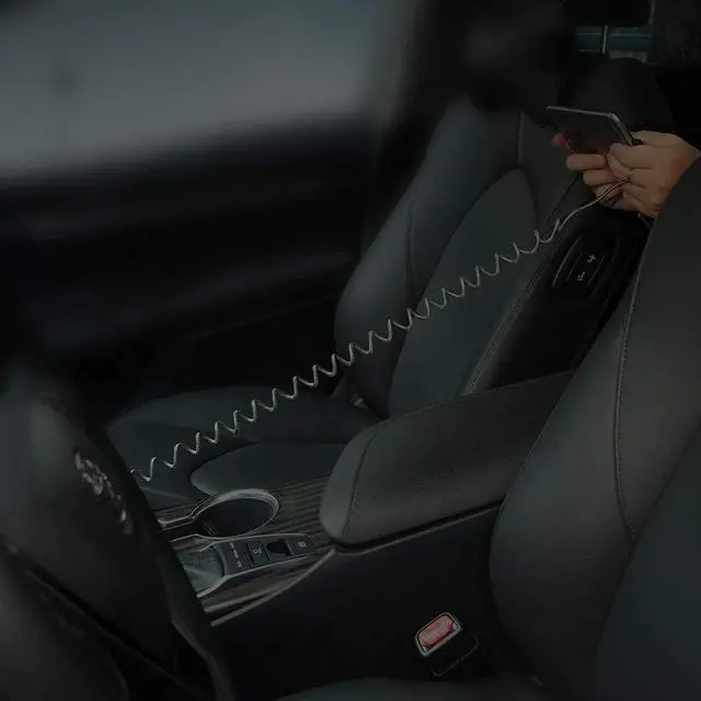 Alt view image 3 of 7 - Anti Winding Cable, Mcdodo Retractable 90 Degree Coiled Right Angle Design Gaming LED Cord Nylon Braidd Sync Charge USB Data 6FT/1.8M Cable Compatible with New Phone List Below (Black, 6FT/1.8M)