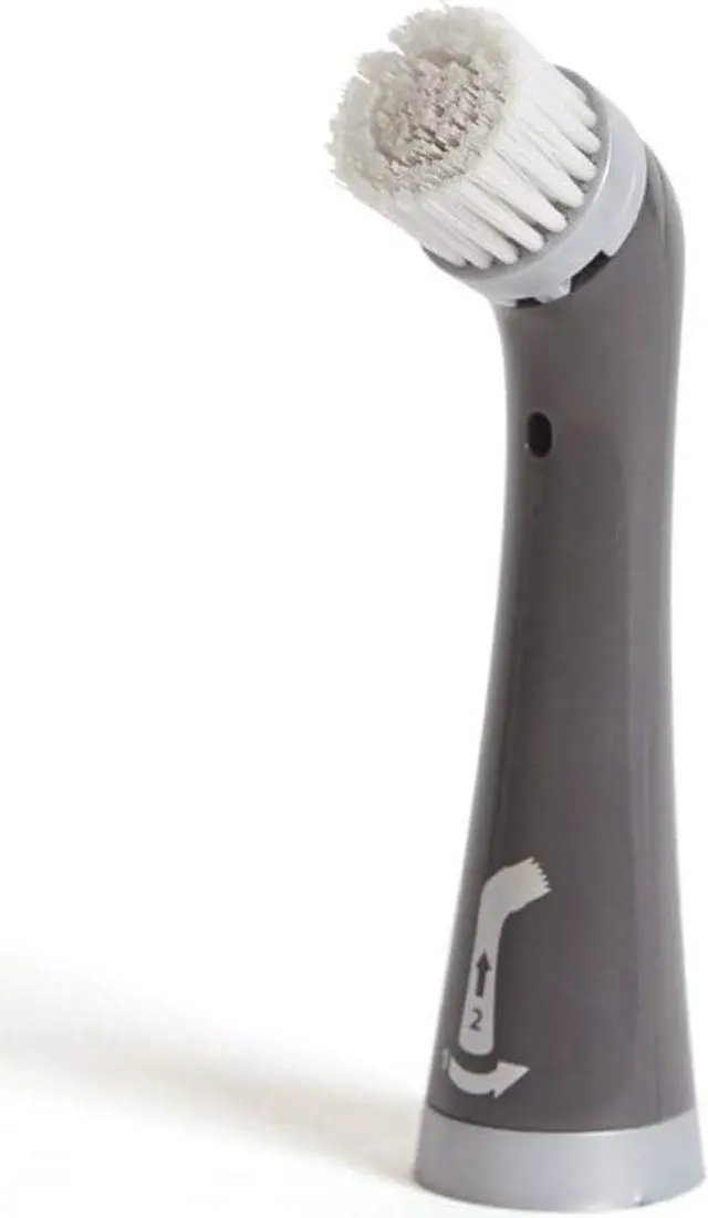 Alt view image 3 of 7 - Rubbermaid Reveal Power Scrubber Attachable Soft Bristle & Velcro Head with 6 Microfiber Pads, for Cordless Electric Battery Powered Scrub Brush, Ideal for Shoes/Sneakers/Car Trim/Tires/Furniture