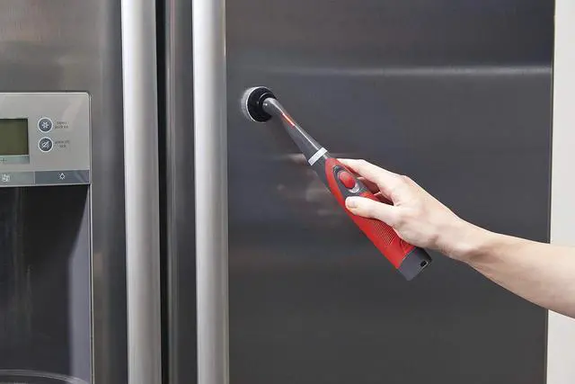 Alt view image 6 of 7 - Rubbermaid Reveal Power Scrubber Attachable Soft Bristle & Velcro Head with 6 Microfiber Pads, for Cordless Electric Battery Powered Scrub Brush, Ideal for Shoes/Sneakers/Car Trim/Tires/Furniture