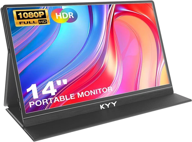 Main image of 14" 1080P Portable Laptop Monitor Travel Computer Screen with VESA Mount